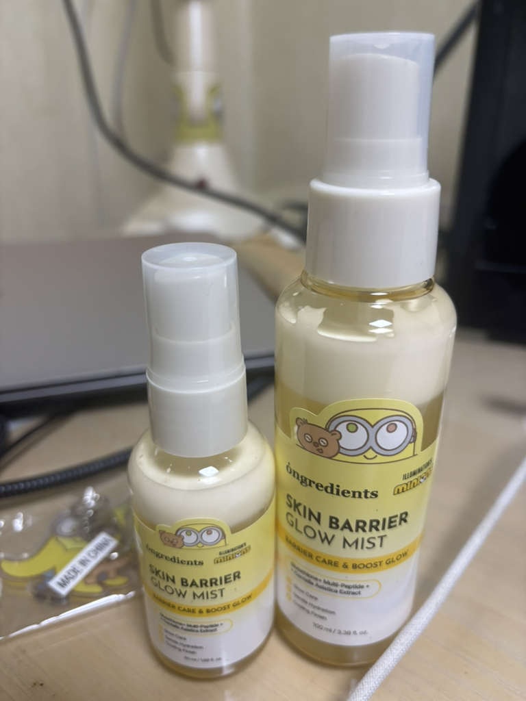 온그리디언츠 (ongredients) 미니언즈 에디션 스킨 베리어 속광 미스트 review image