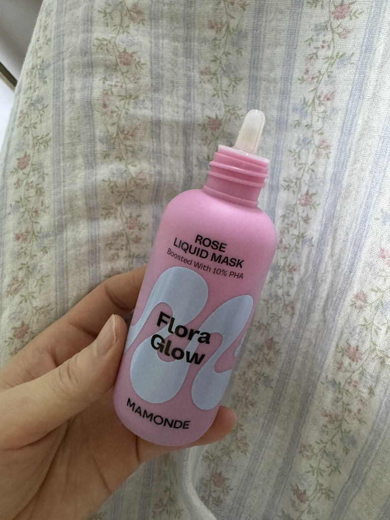 玫瑰液体面膜的真实用户使用照片