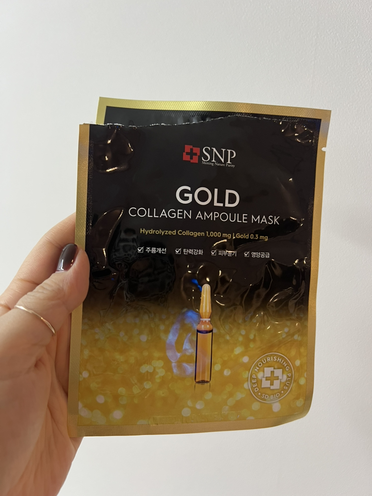Snp (에스엔피) 골드 콜라겐 앰플 마스크 review image