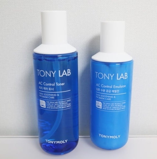 Tony Lab Set TONYMOLY TONY LAB AC Control Toner reviews| Hwahae