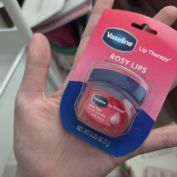 바세린 (Vaseline) 립 테라피 미니자 립밤 [로지] review image