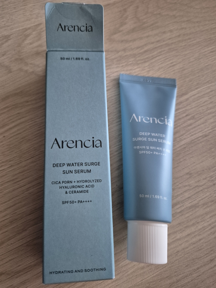 ARENCIA Deep Water Surge Sun Serum [SPF50+/PA++++] review image