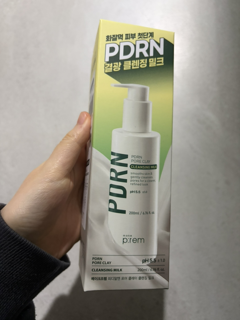 메이크프렘 (makep:rem) 피디알엔 포어 클레이 클렌징 밀크 review image