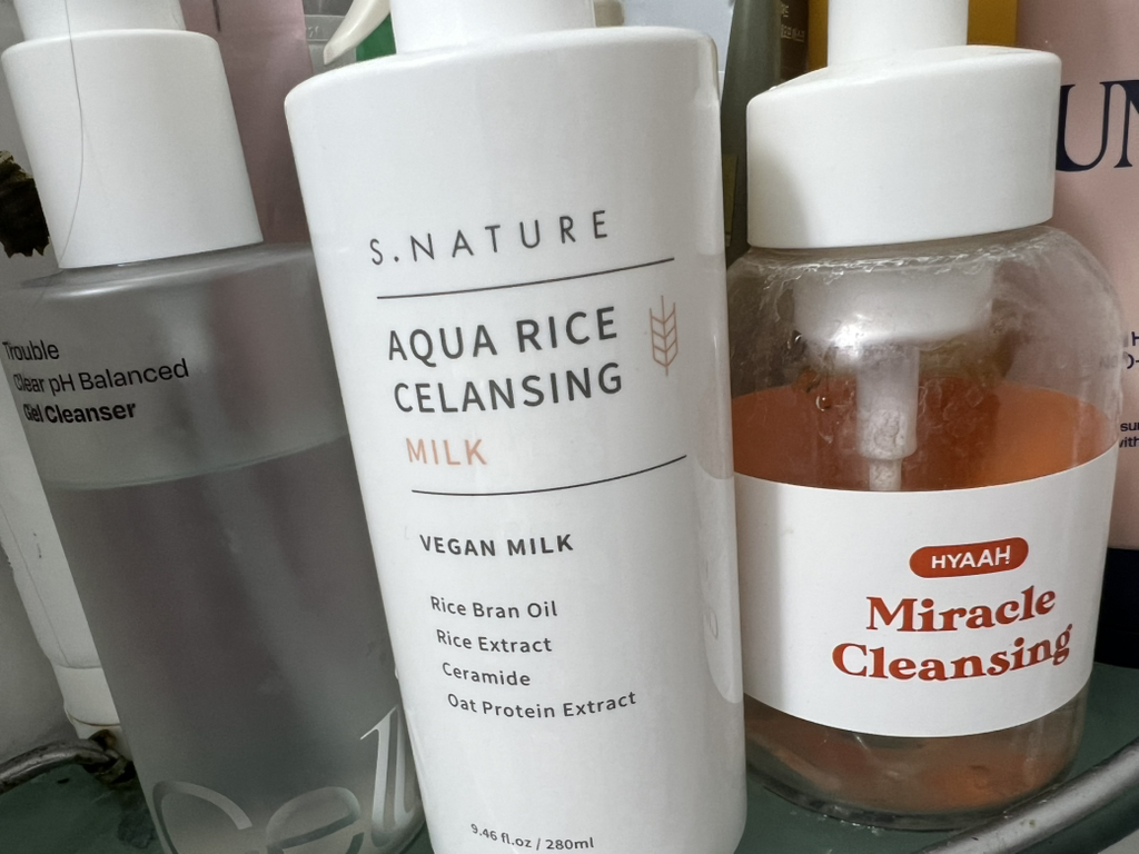 水米洁面乳的真实用户使用照片