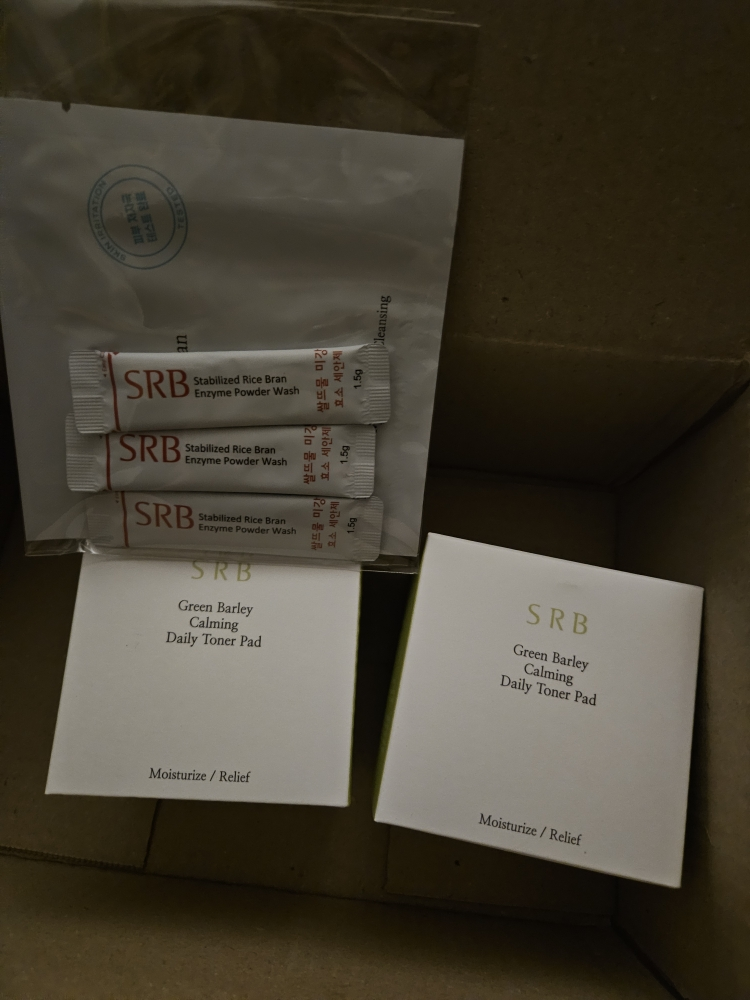 SRB (에스알비) 청보리 카밍 데일리 토너 패드 review image