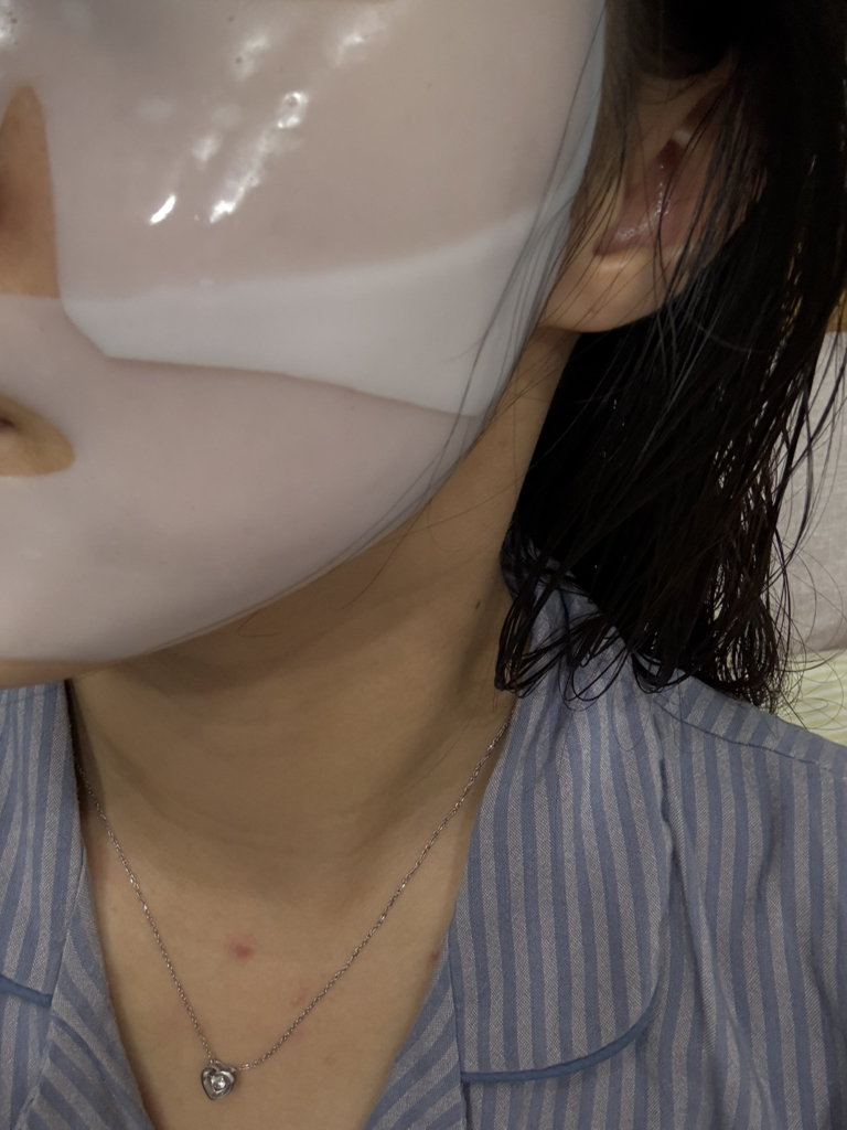 完美胶原蛋白面膜包的真实用户使用照片