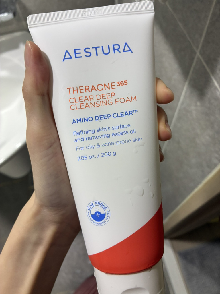 AESTURA Terakne 365 Clear Deep Cleansing Foam review image