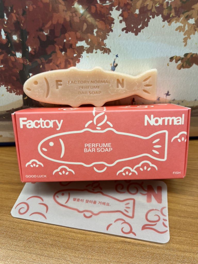 팩토리노멀 (Factory Normal) 굿 럭 피쉬 퍼퓸 바디 바 [화이트] review image