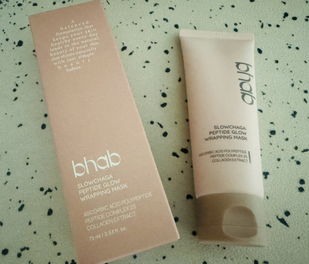 비햅 (bhab) 슬로우차가 펩타이드 글로우 랩핑 마스크 review image