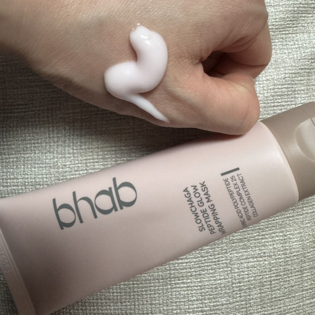 비햅 (bhab) 슬로우차가 펩타이드 글로우 랩핑 마스크 review image