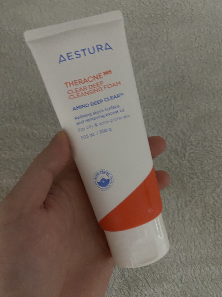 AESTURA Terakne 365 Clear Deep Cleansing Foam review image