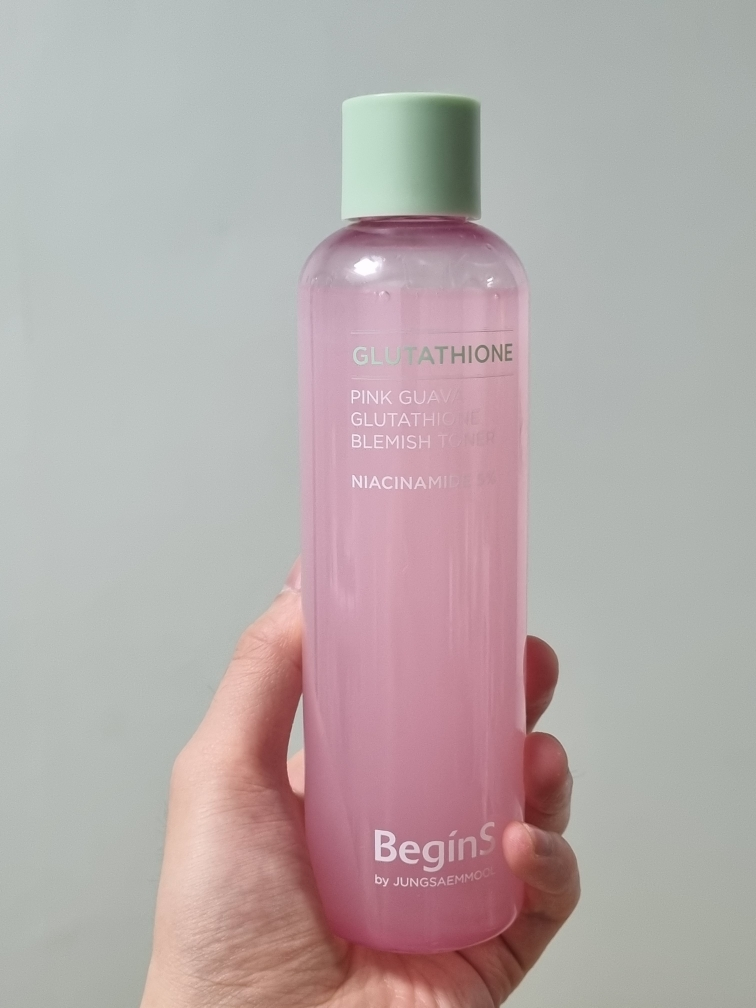 비긴스바이정샘물 (BeginSbyJUNGSAEMMOOL) 핑크 구아바 글루타치온 흔적 토너 review image