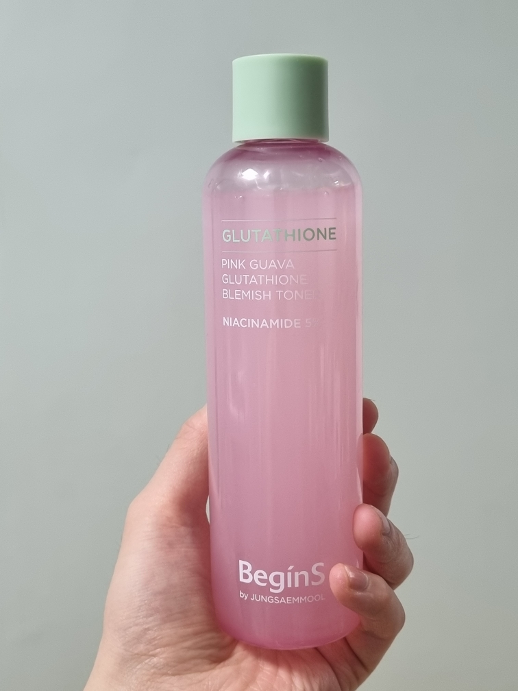 비긴스바이정샘물 (BeginSbyJUNGSAEMMOOL) 핑크 구아바 글루타치온 흔적 토너 review image