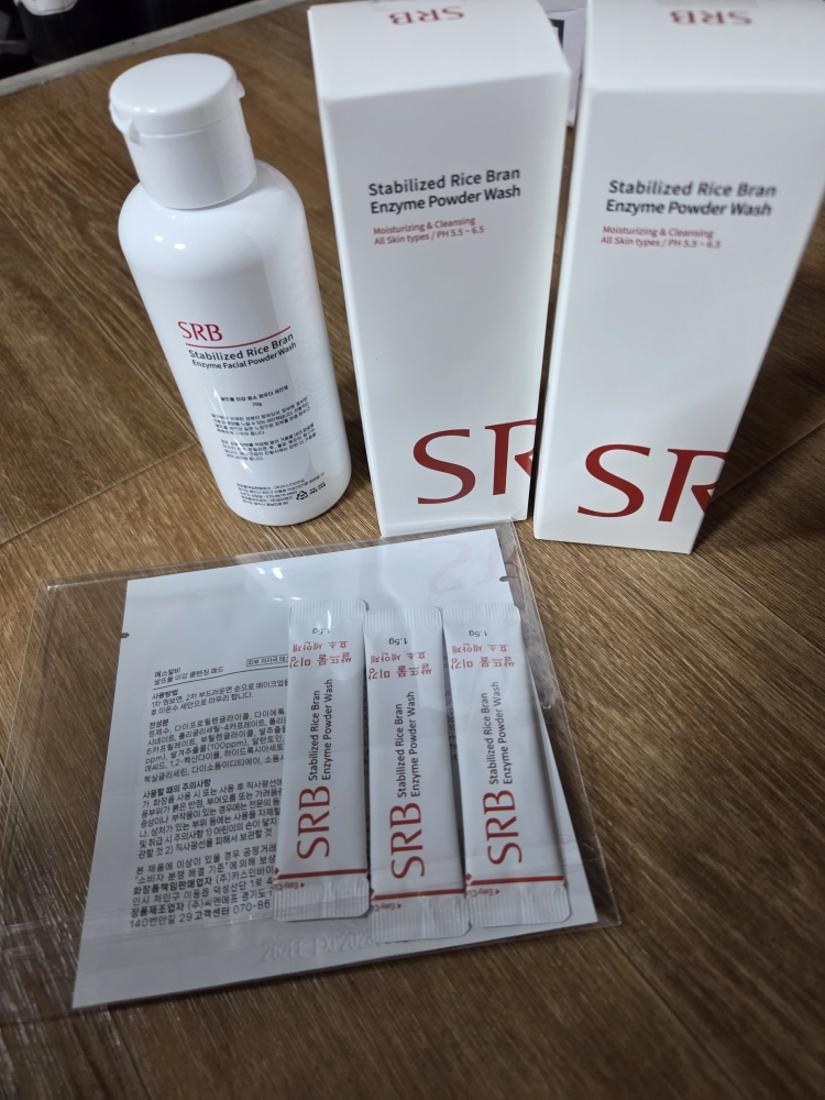 SRB (에스알비) 쌀뜨물 미강 효소 세안제 review image