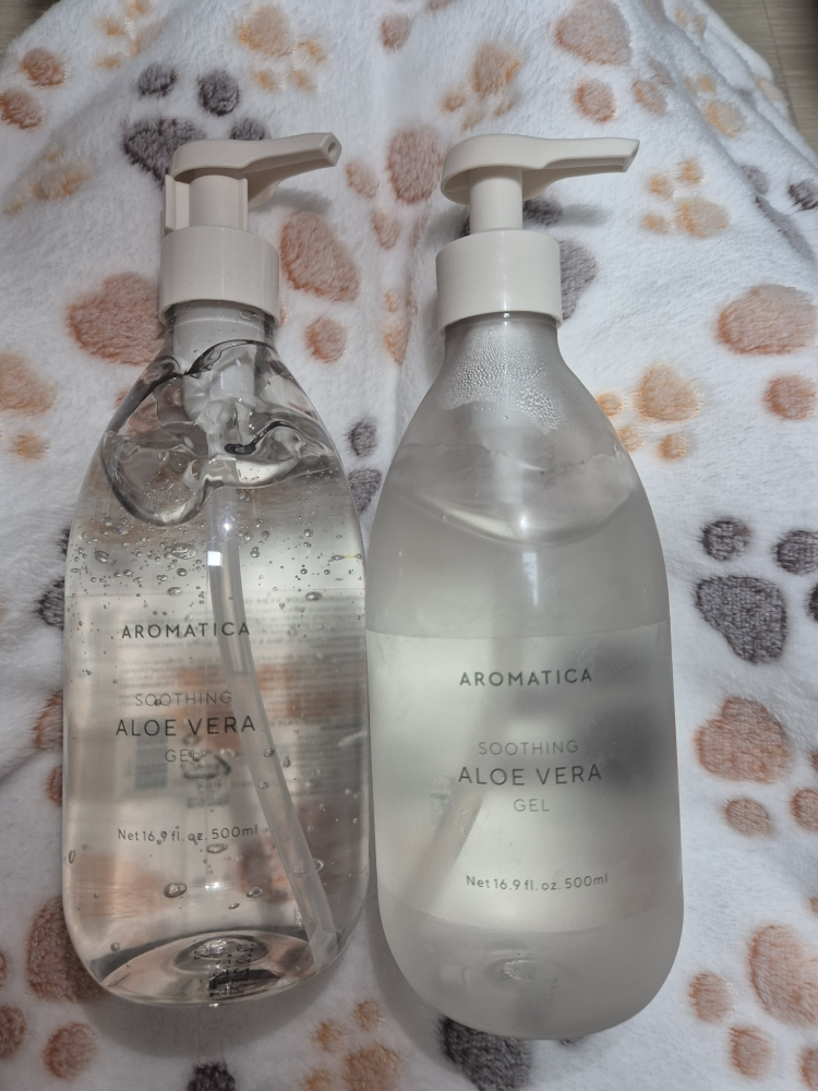 舒缓芦荟胶的真实用户使用照片