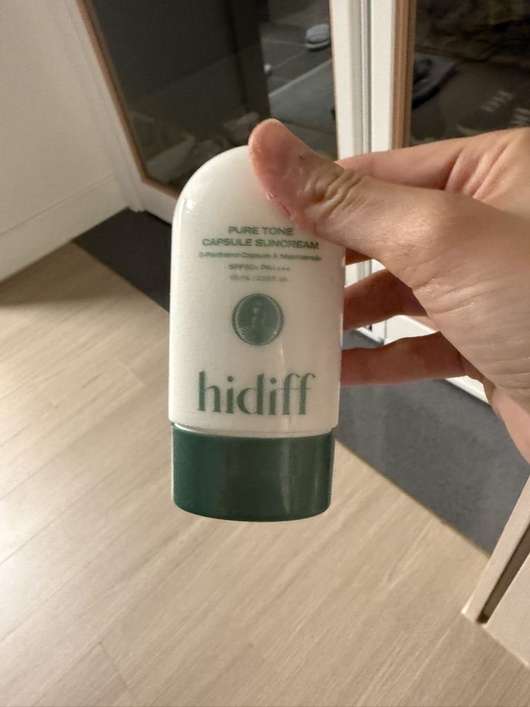 히디프 (hidiff) 퓨어 톤 캡슐 선크림 [SPF50+/PA++++] review image