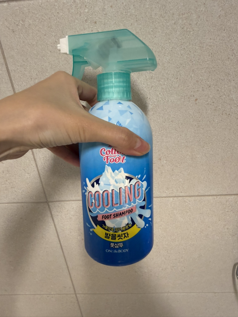 온더바디 (ON:THEBODY) 발을씻자 코튼 풋샴푸 [쿨링] review image