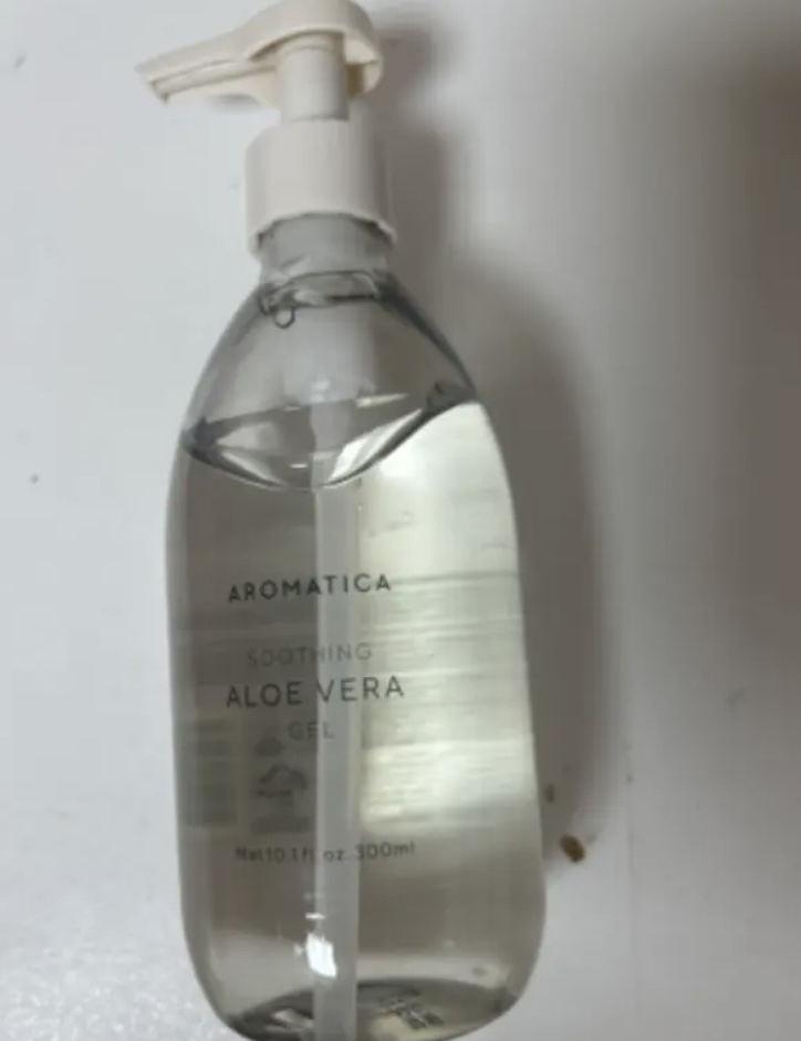 舒缓芦荟胶的真实用户使用照片