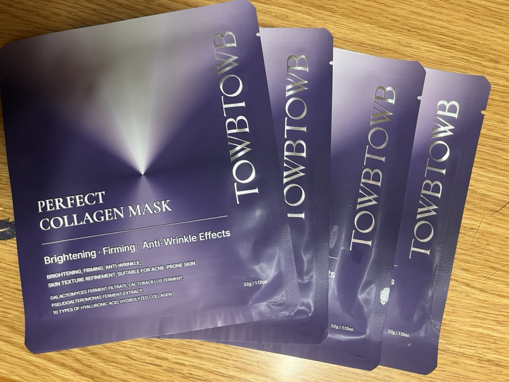 完美胶原蛋白面膜包的真实用户使用照片