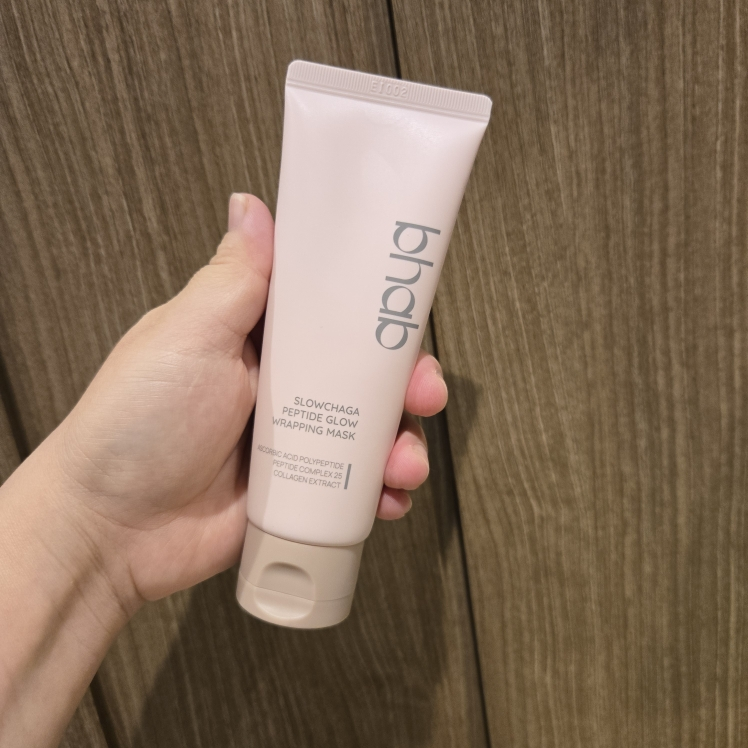 비햅 (bhab) 슬로우차가 펩타이드 글로우 랩핑 마스크 review image