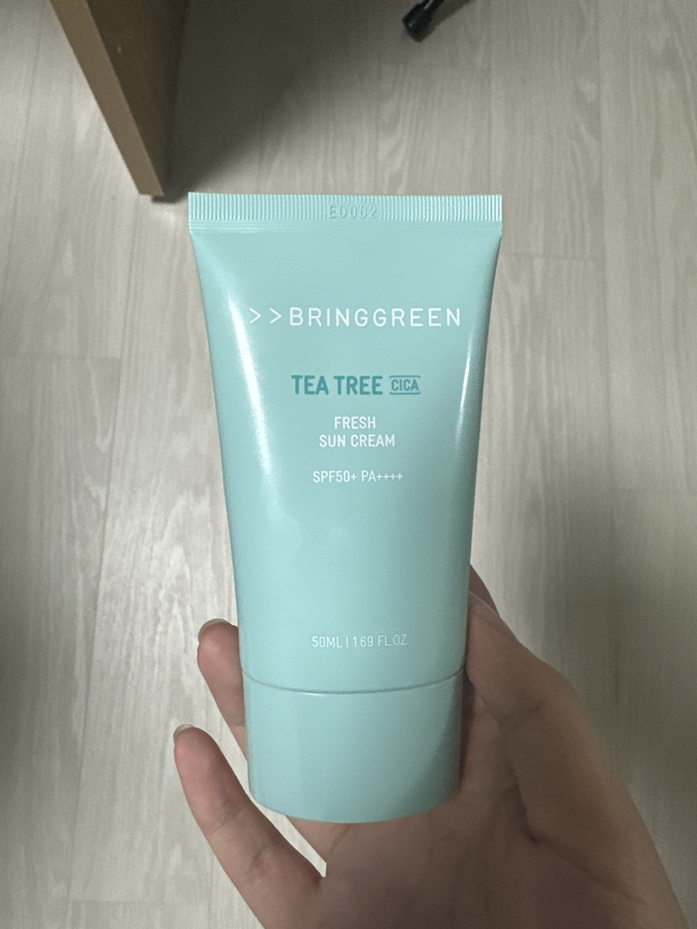 브링그린 (BRINGGREEN) 티트리시카프레시선크림 [SPF50+/PA++++] review image