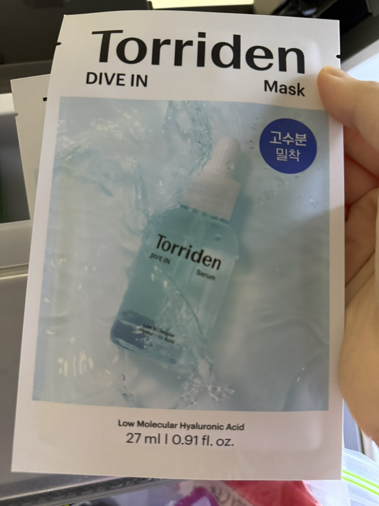 토리든 (Torriden) 다이브인 저분자 히알루론산 마스크 review image