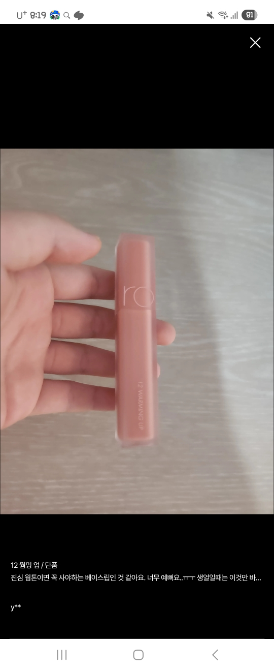 롬앤 (ROMAND) 블러 퍼지 틴트 [12 웜밍업] review image