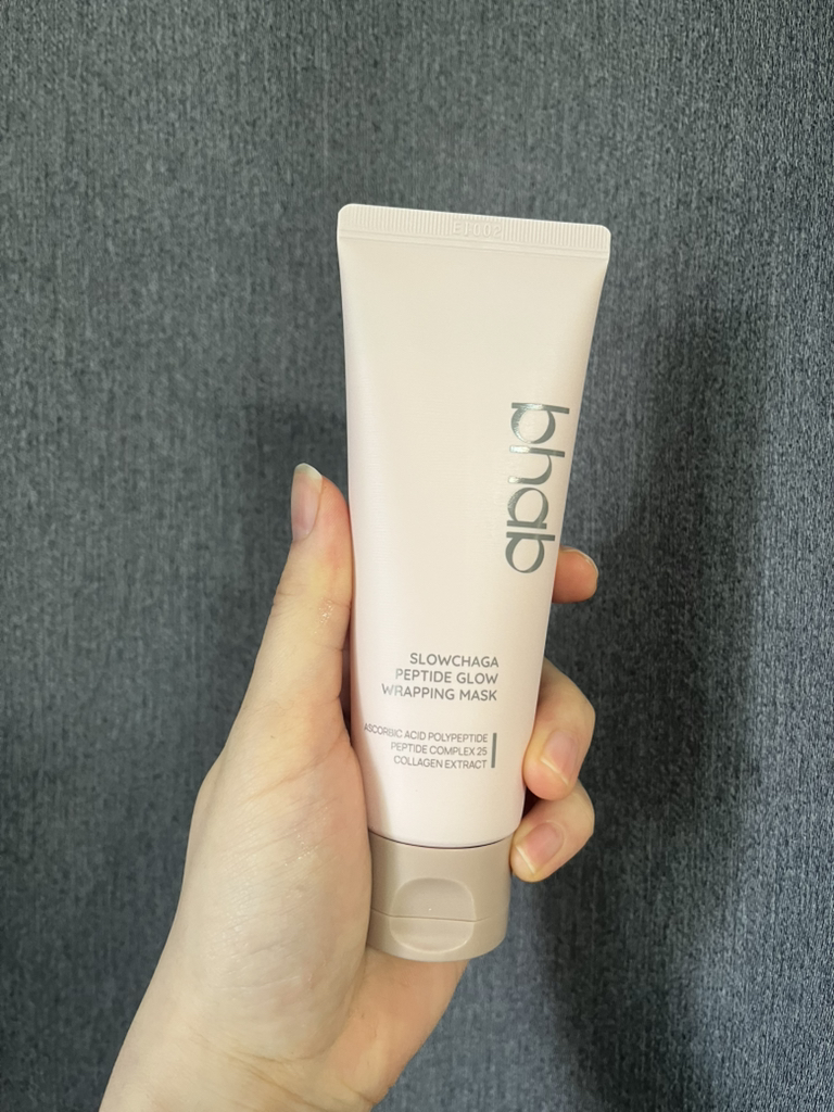 비햅 (bhab) 슬로우차가 펩타이드 글로우 랩핑 마스크 review image