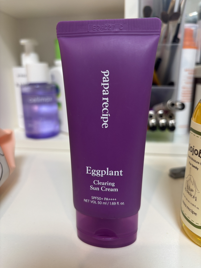 파파레서피 (Paparecipe) 가지 클리어링 선 크림 [SPF50+/PA++++] review image