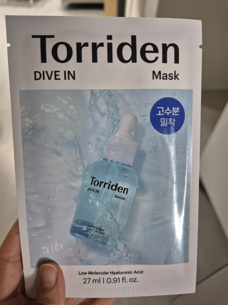 토리든 (Torriden) 다이브인 저분자 히알루론산 마스크 review image