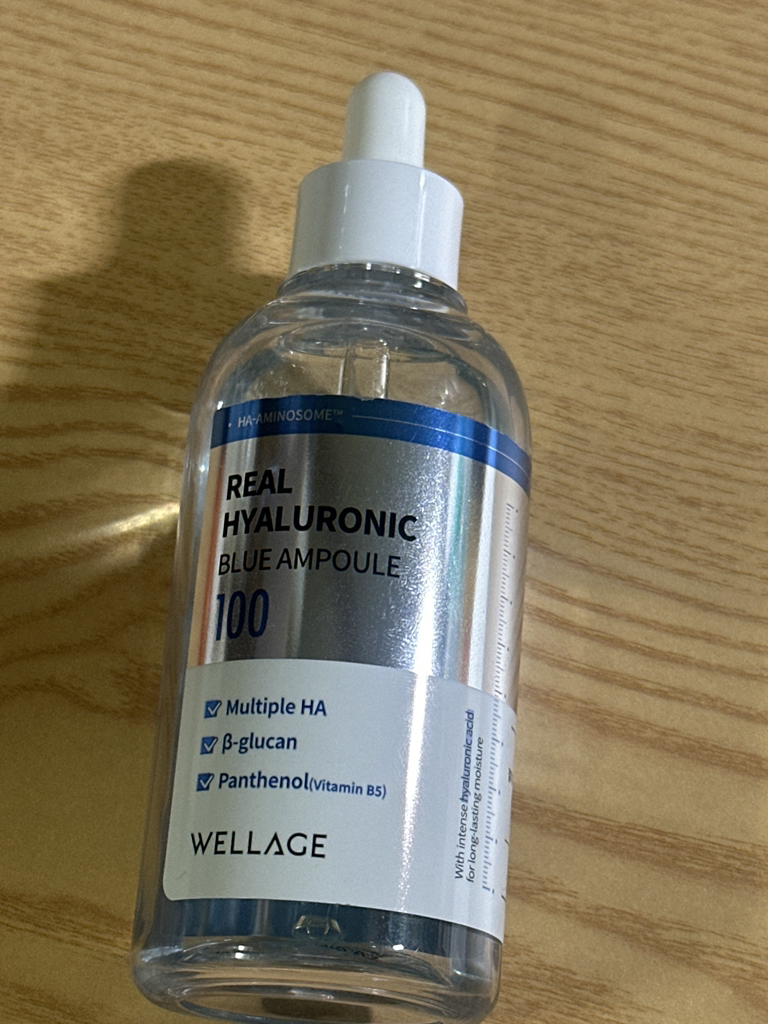 웰라쥬 (WELLAGE) 리얼 히알루로닉 블루 100 앰플 review image