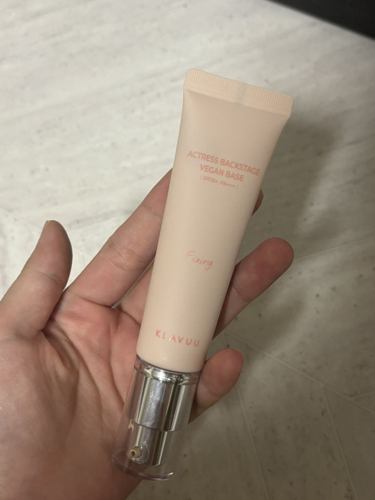 클라뷰 (KLAVUU) 액트리스 백스테이지 비건 베이스 픽싱 [SPF50+/PA++++] review image