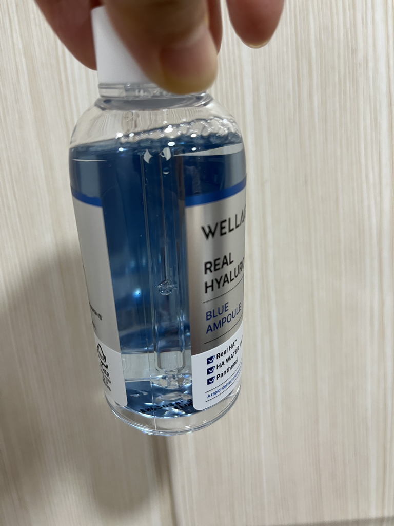 웰라쥬 (WELLAGE) 리얼 히알루로닉 블루 100 앰플 review image