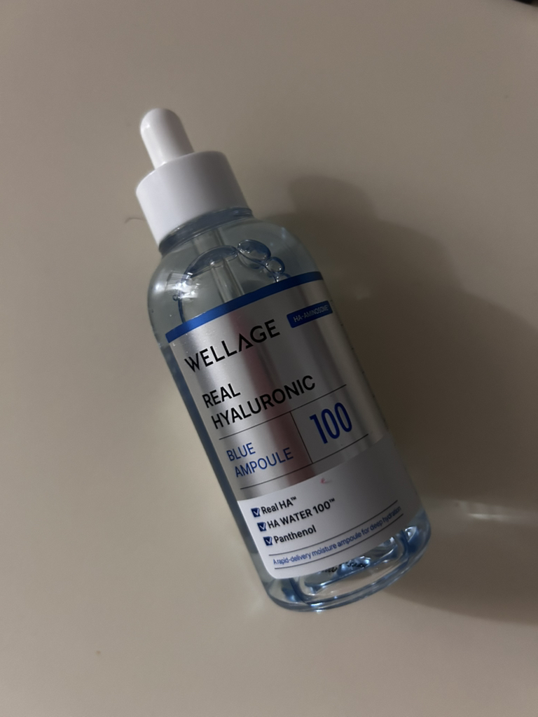 웰라쥬 (WELLAGE) 리얼 히알루로닉 블루 100 앰플 review image