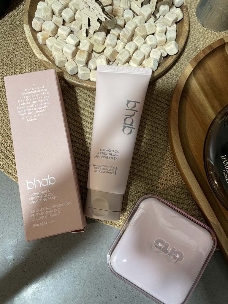 비햅 (bhab) 슬로우차가 펩타이드 글로우 랩핑 마스크 review image