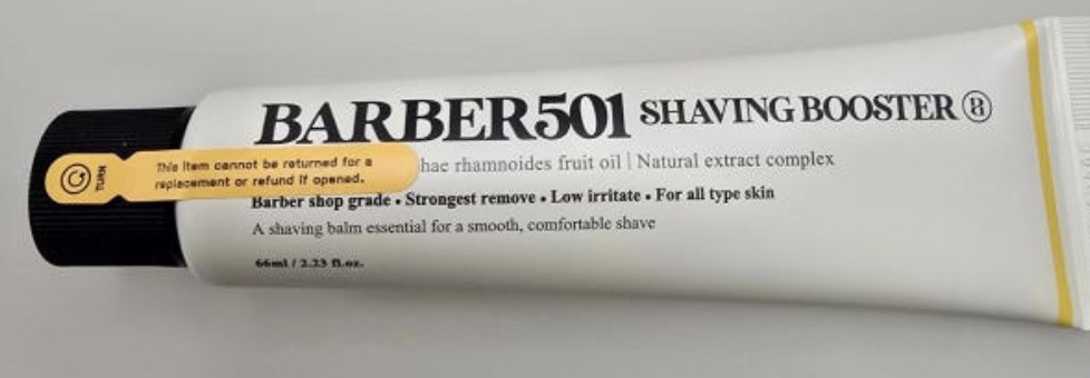 바버501 (BARBER501) 쉐이빙부스터 [옐로우] review image