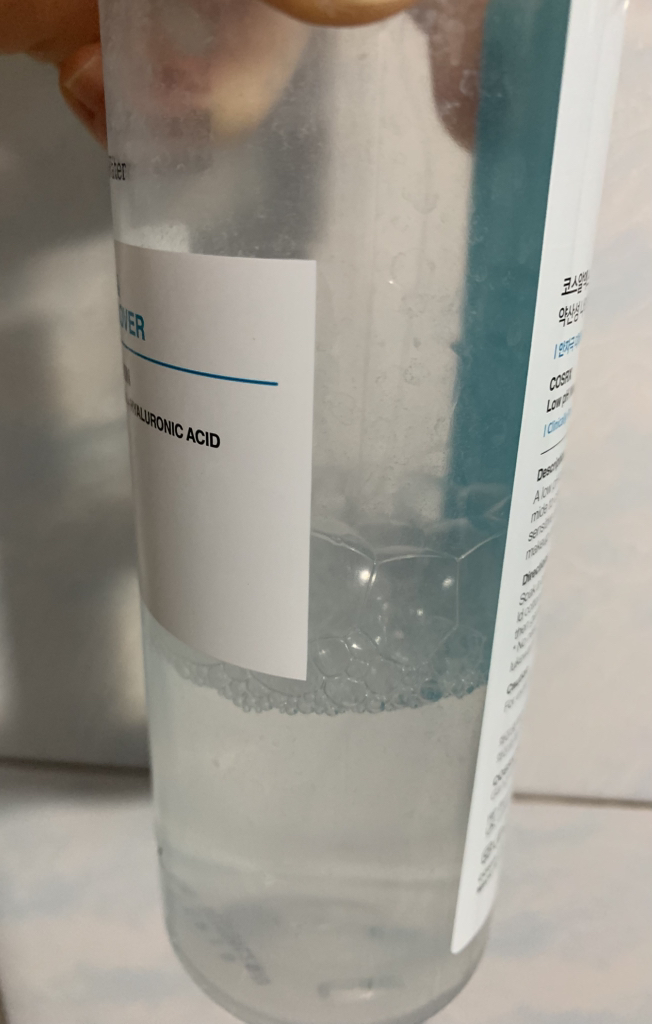 弱酸性烟酰胺胶束洁肤水的真实用户使用照片