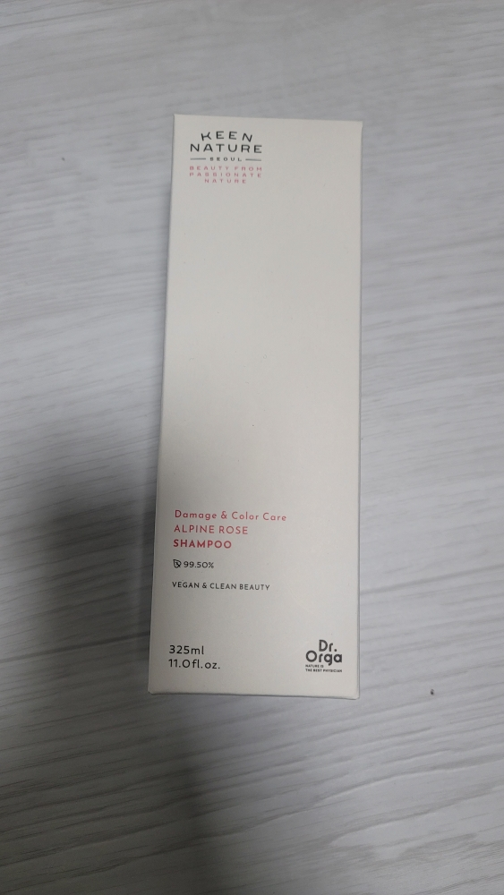 닥터올가 (Dr.Orga) 데미지&컬러케어 알파인 로즈 극손상 약산성 앰플 샴푸 review image