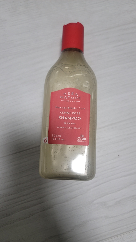 닥터올가 (Dr.Orga) 데미지&컬러케어 알파인 로즈 극손상 약산성 앰플 샴푸 review image