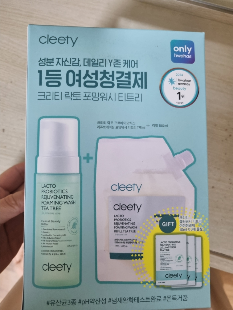 克里蒂 乳酸菌女性泡沫洗液 [茶树味］ common.review image