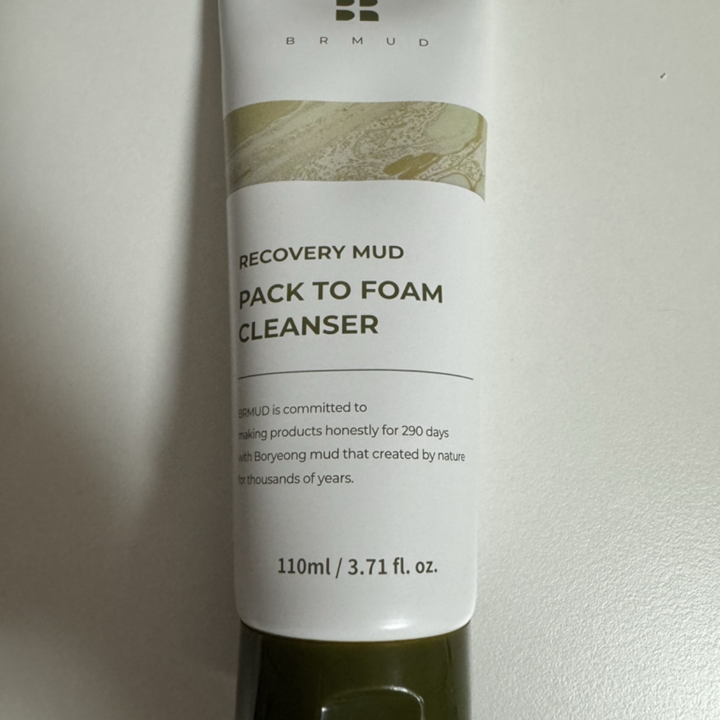 恢复泥包泡沫洁面乳的真实用户使用照片