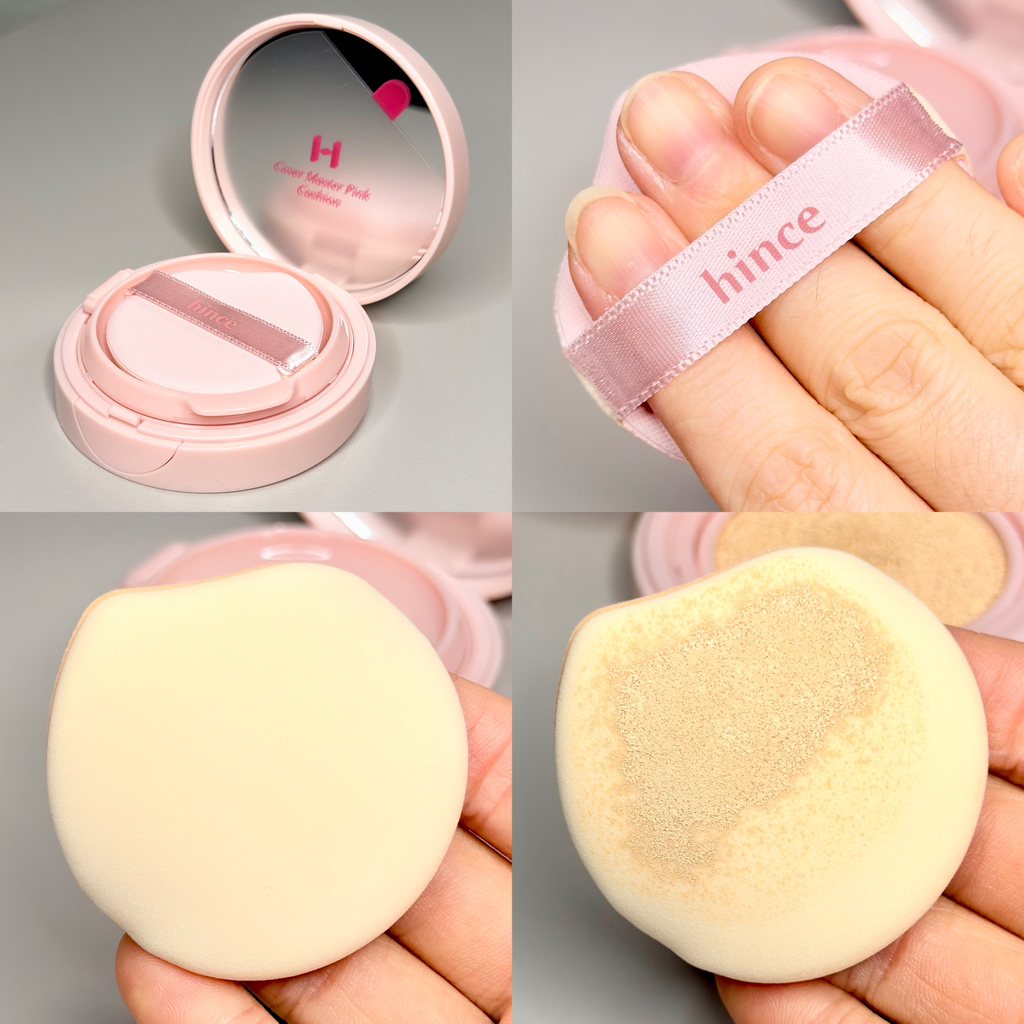 힌스 (hince) 커버 마스터 핑크 쿠션 [SPF40/PA++] [21 퓨어 아이보리] review image