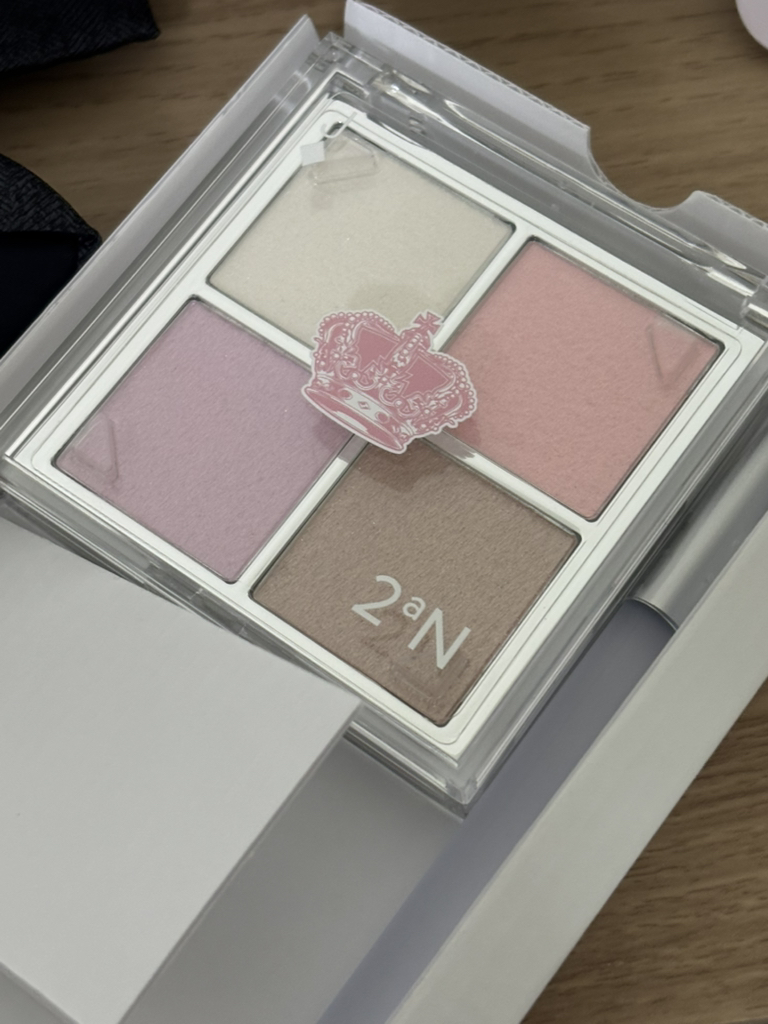 투에이엔 (2an) 드림 판타지 홀리데이 에디션 젤리 글로우 하이라이터 팔레트 01 페어리 드림 review image