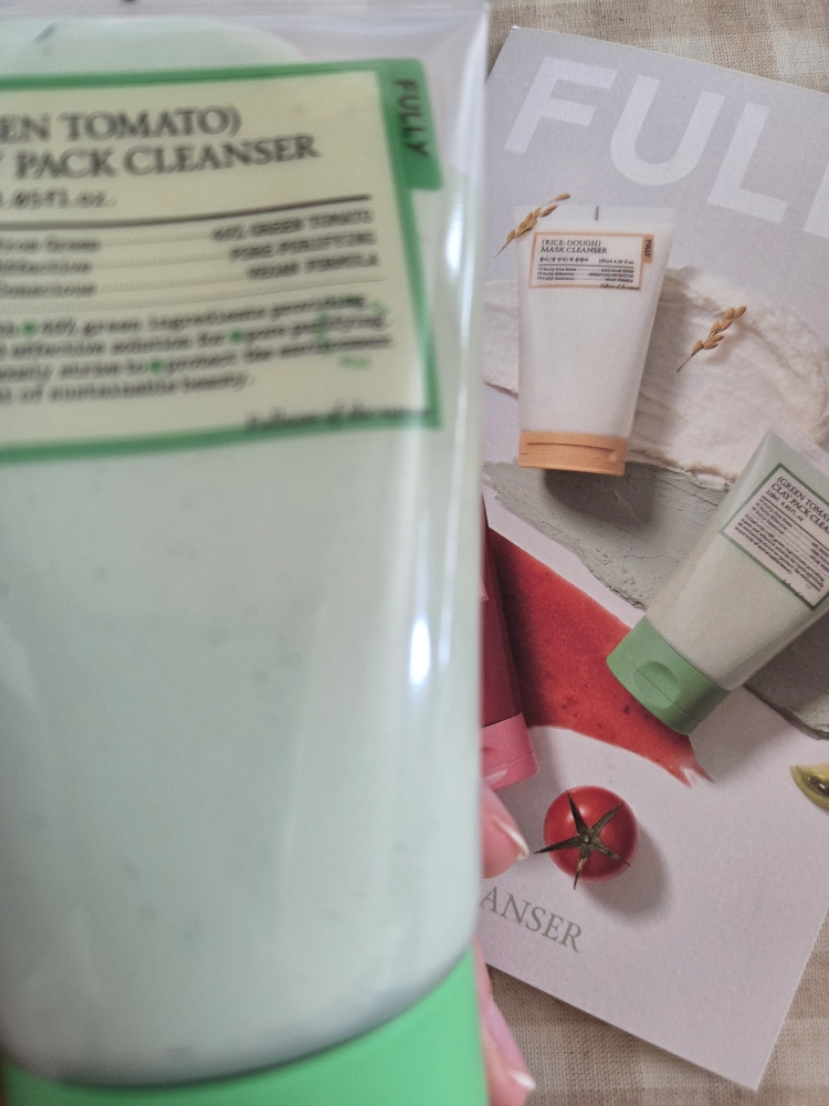 Ảnh đánh giá thực tế của người dùng về Green Tomato Clay Pack Cleanser
