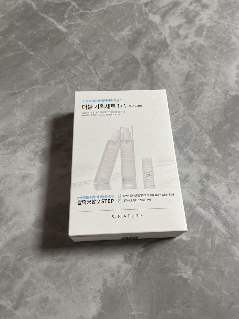 에스네이처 (S.NATURE) 아쿠아 콜라겐 펩타이드 트리플 젤 에센스 review image