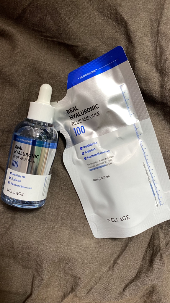 真正玻尿酸蓝色100安瓿的真实用户使用照片