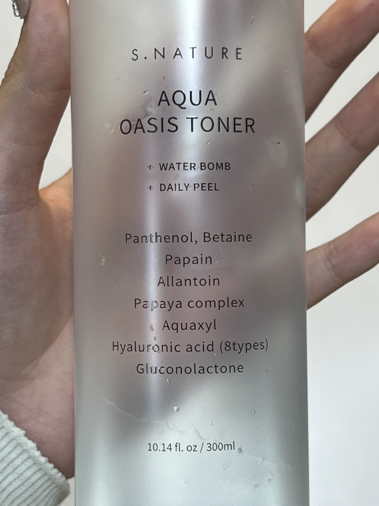 에스네이처 (S.NATURE) 아쿠아 오아시스 토너 review image