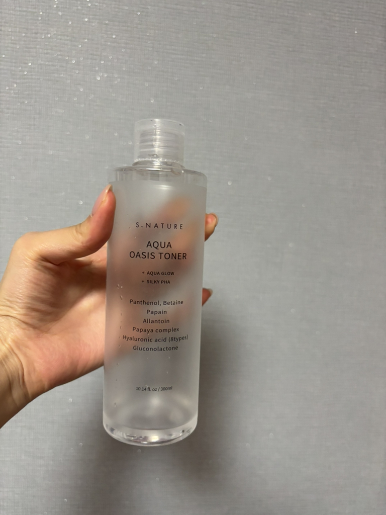 에스네이처 (S.NATURE) 아쿠아 오아시스 토너 review image