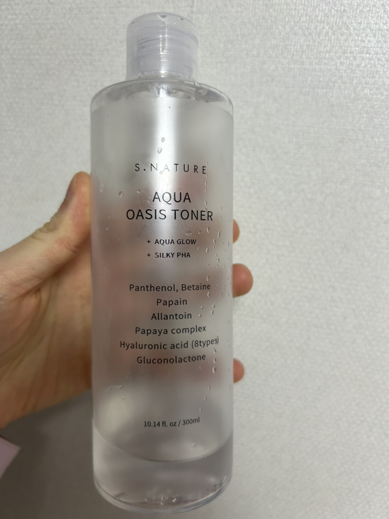 에스네이처 (S.NATURE) 아쿠아 오아시스 토너 review image