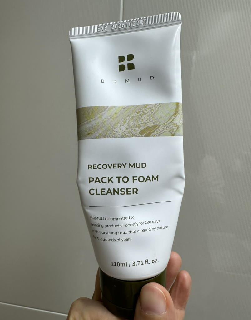 恢复泥包泡沫洁面乳的真实用户使用照片